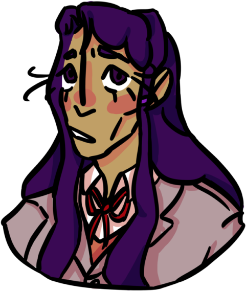 Howdy, I'm Mod Yuri My Blog Is @doki Doki (500x575), Png Download