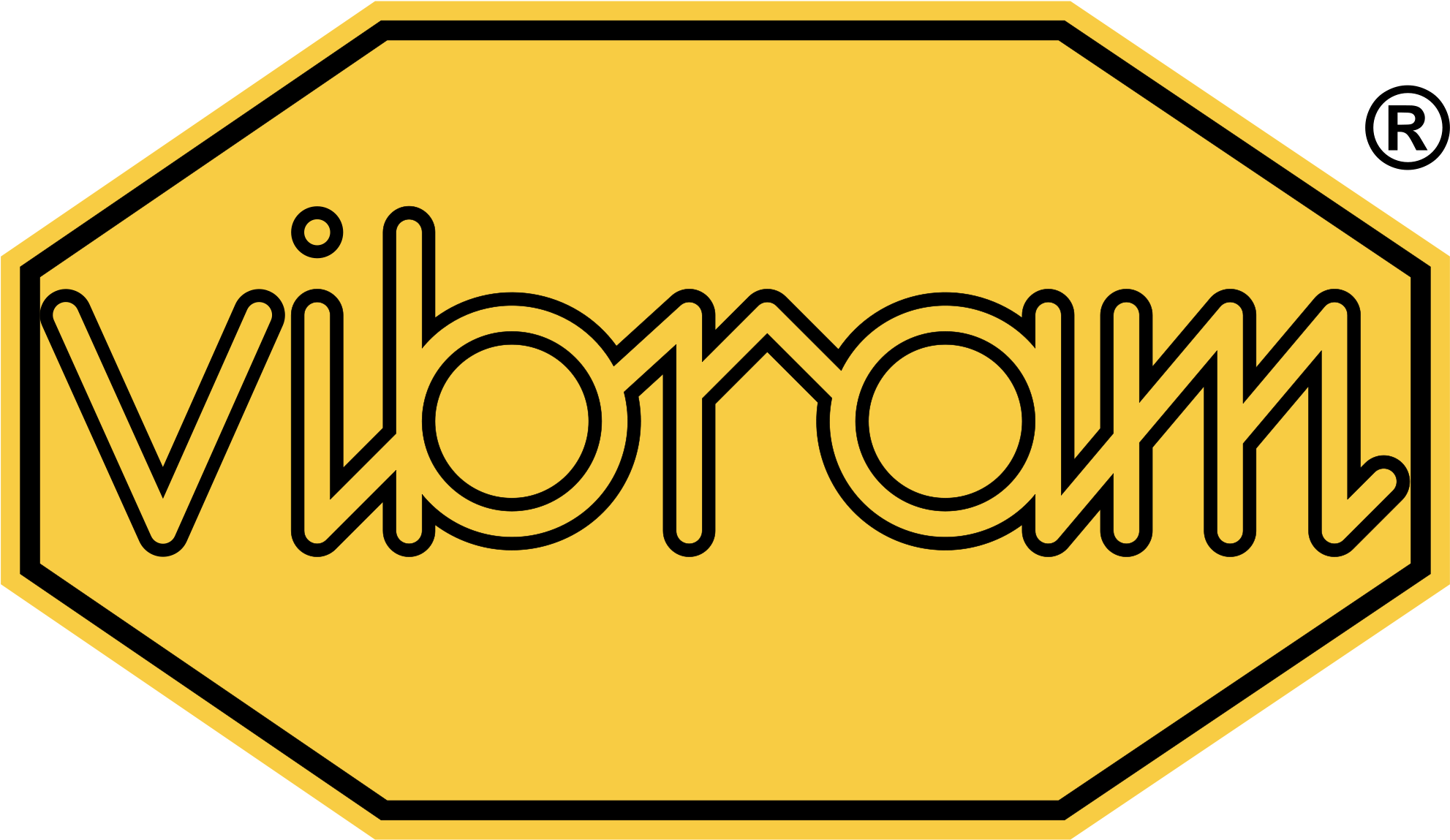 Ninja Warrior Shoes - Vibram Logo (2000x1164), Png Download