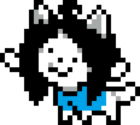 Mayonaisse - Temmie Undertale Pixel Art (464x416), Png Download