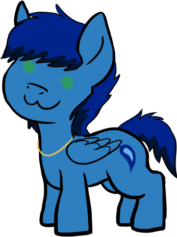 Temmie For @ask Aqua Marine Pony - Cartoon (500x500), Png Download