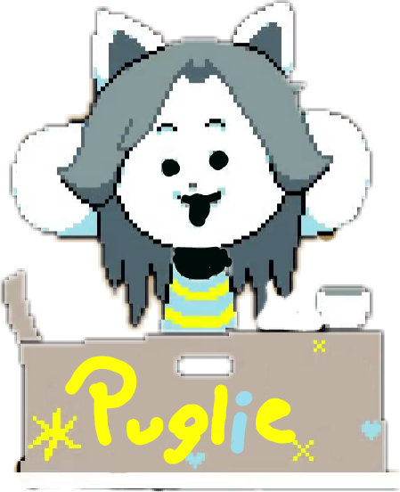 Report Abuse - Hoi Im Temmie Gif (449x552), Png Download