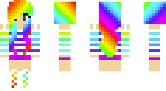 Minecraft Skin Temmie - Minecraft (600x348), Png Download