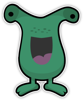 Bikeyes - Cartoon (500x500), Png Download