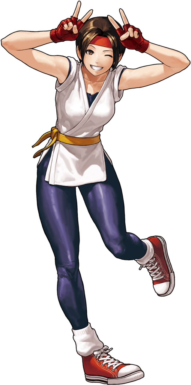 Yuri Sakazaki The King Of Fighters (900x1309), Png Download