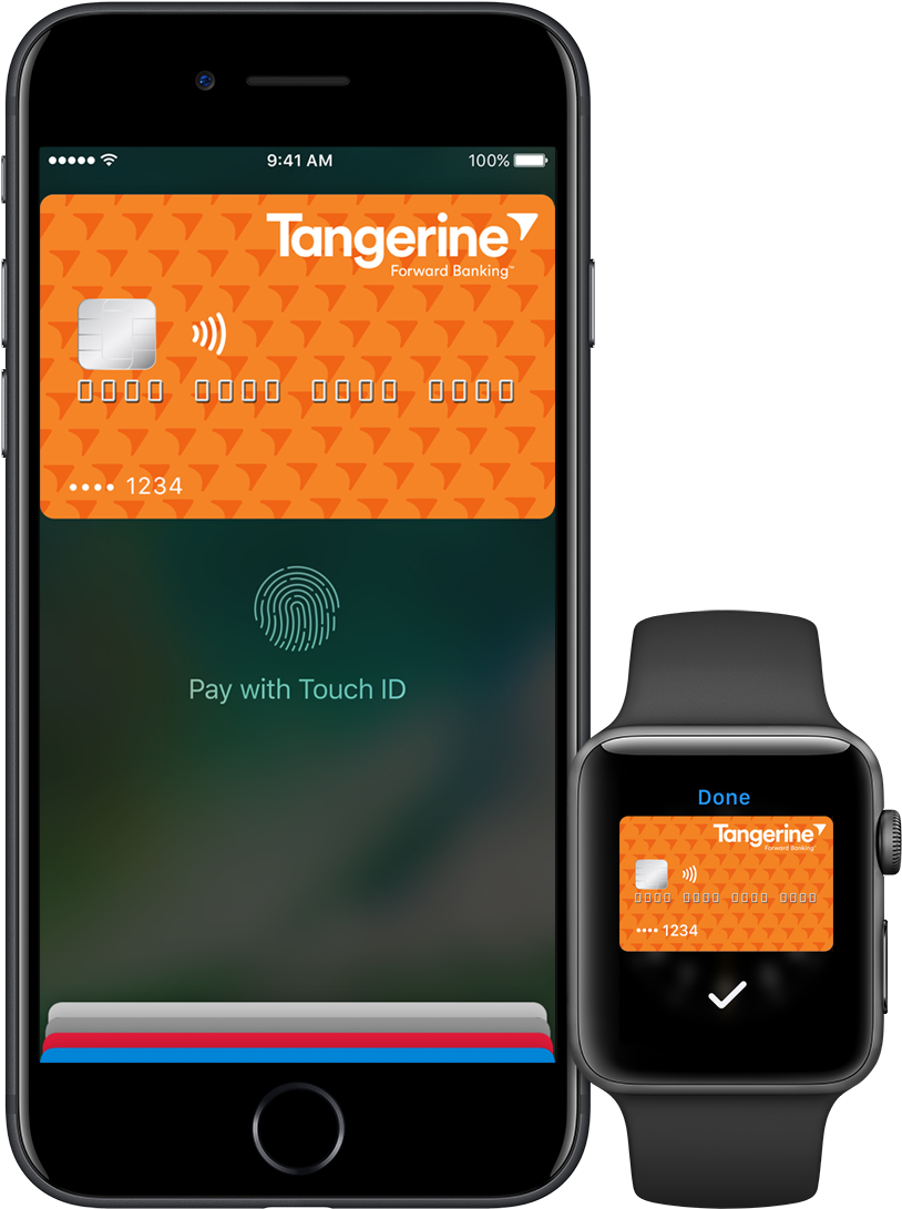 Just Add Your Tangerine Money-back Credit Card To The - Tangerine Debit Card Cvv (1000x1310), Png Download