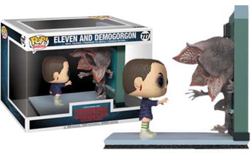 Eleven & Demogorgon Tv Moments Pop Vinyl Figure 2-pack - Stranger Things Funko Pop Demogorgon (500x304), Png Download