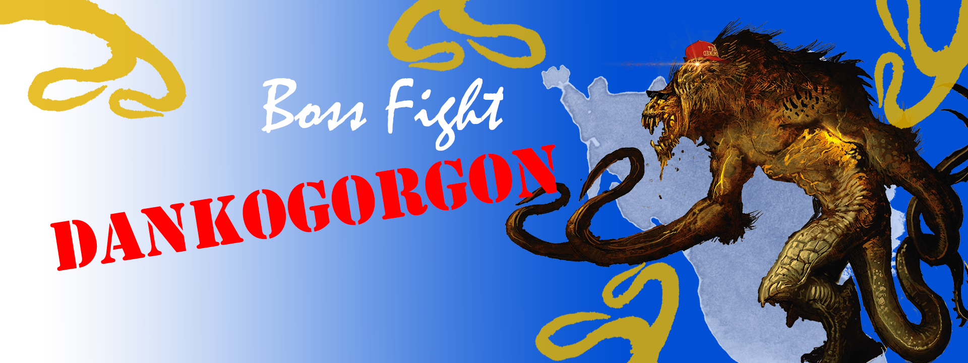 [art] My Player's Just Took On Their World's Demogorgonart - Calligraphy (1920x720), Png Download