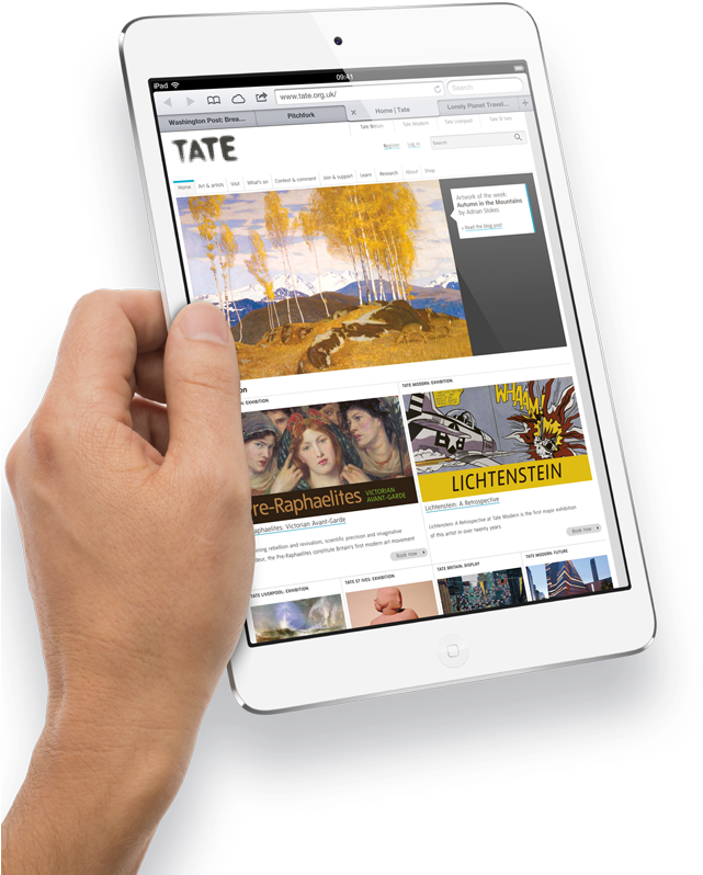 Is - Apple Ipad Mini Wi-fi + 4g 1st Generation 32gb White, (650x797), Png Download