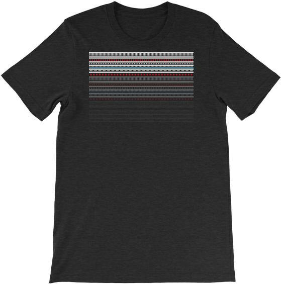 Horizontal Stripes Short Sleeve T Shirt - Isis Band Shirt (600x600), Png Download