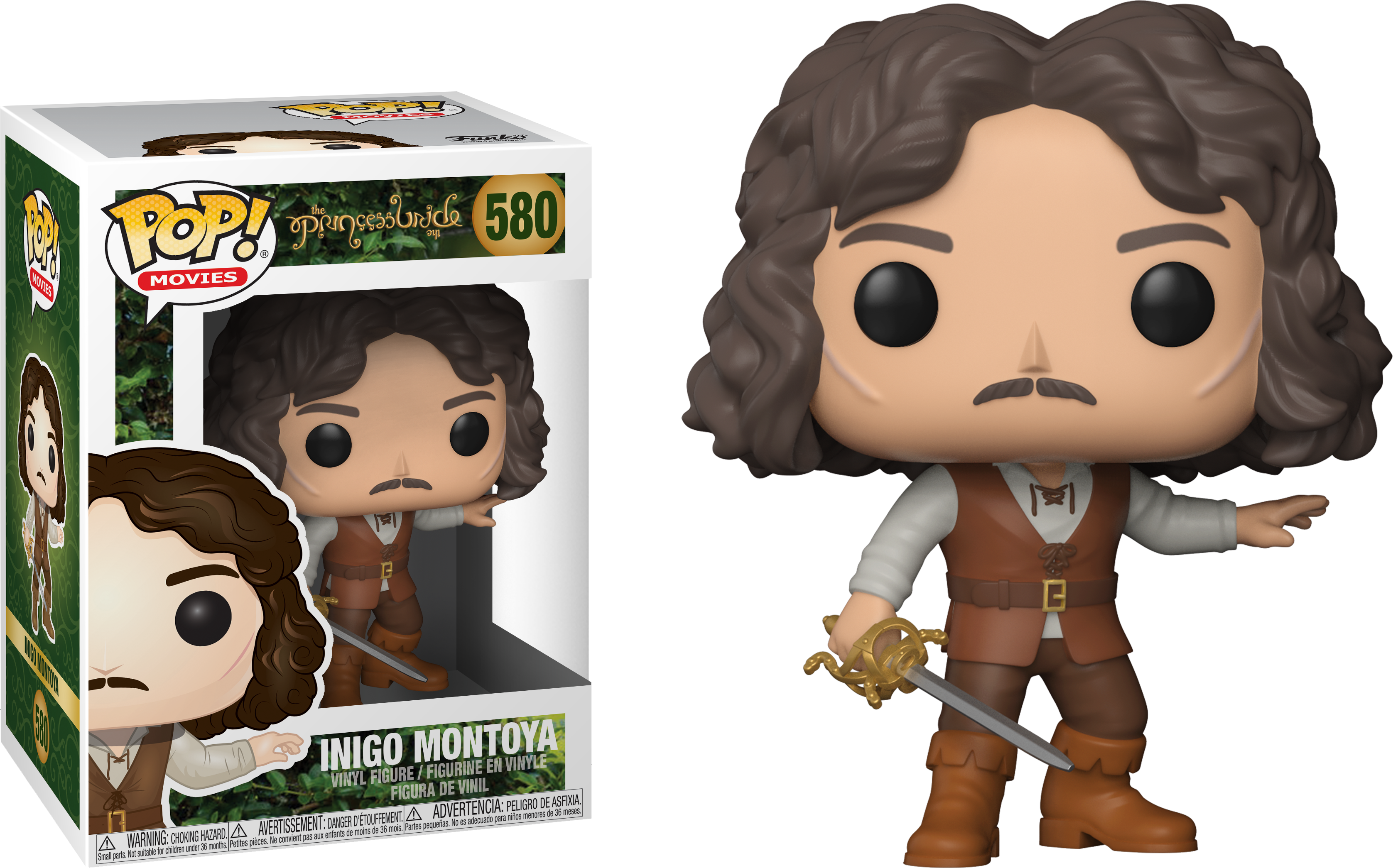 Tv Demogorgon Pop Vinyl Figure 13327 Accessory Toys - Inigo Montoya Funko Pop (3354x2091), Png Download