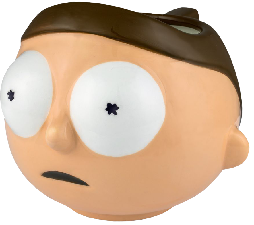 Rick - Rick And Morty - Morty 3d Mug (885x783), Png Download