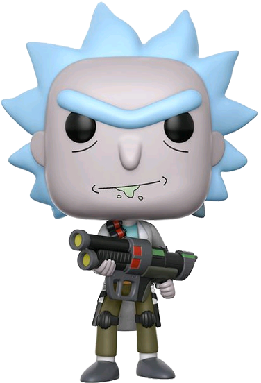 Rick And Morty - Weaponized Rick Funko Pop (600x600), Png Download