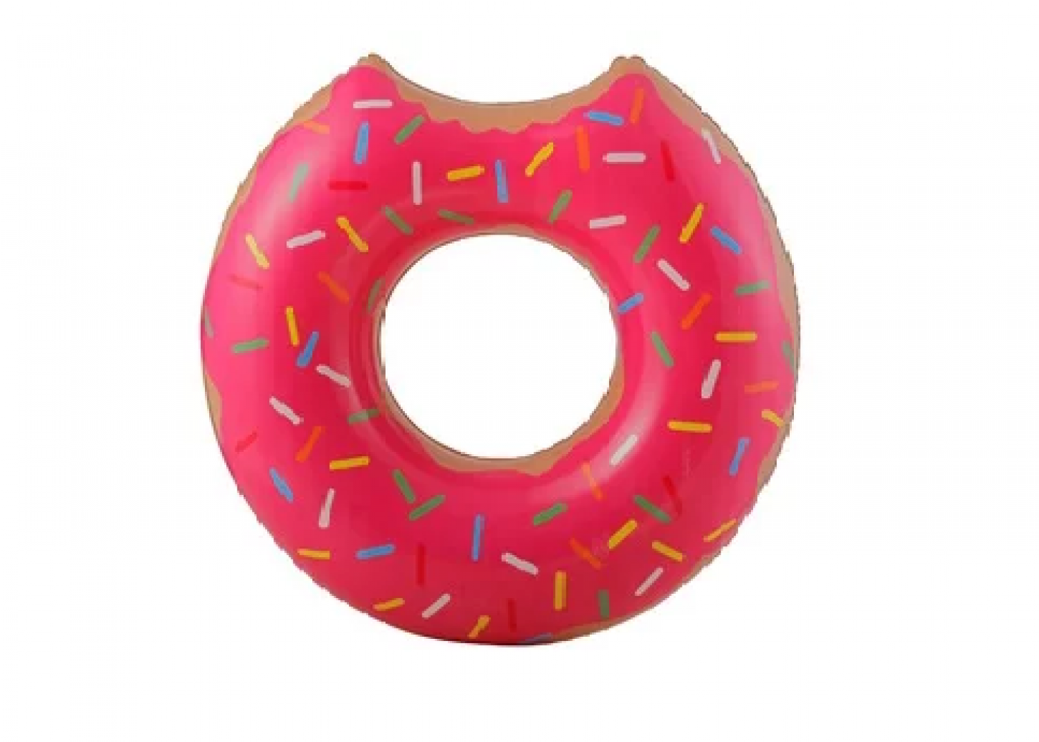 Summer Waves Chocolate & Strawberry Pink Donut (1500x1500), Png Download