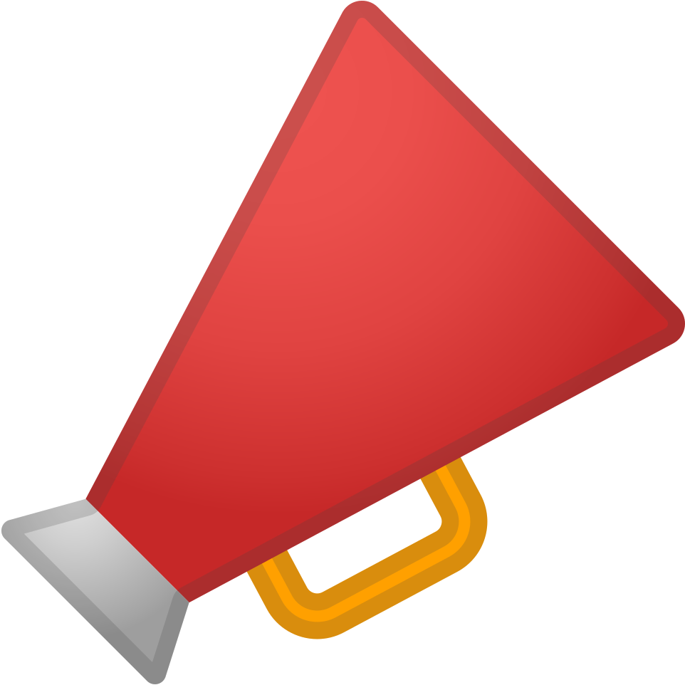Download Svg Download Png - Megaphone Emoji (1024x1024), Png Download