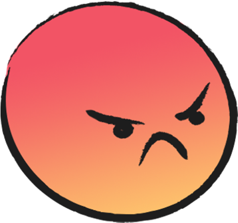 Mad Angery Bigi U - Circle (518x475), Png Download