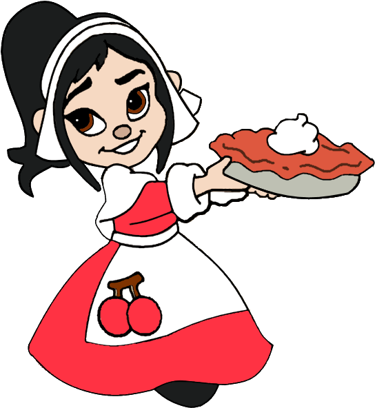 Wreck-it Ralph Images Vanellope Von Schweetz In A Thanksgiving - Vanellope Von Schweetz (550x597), Png Download