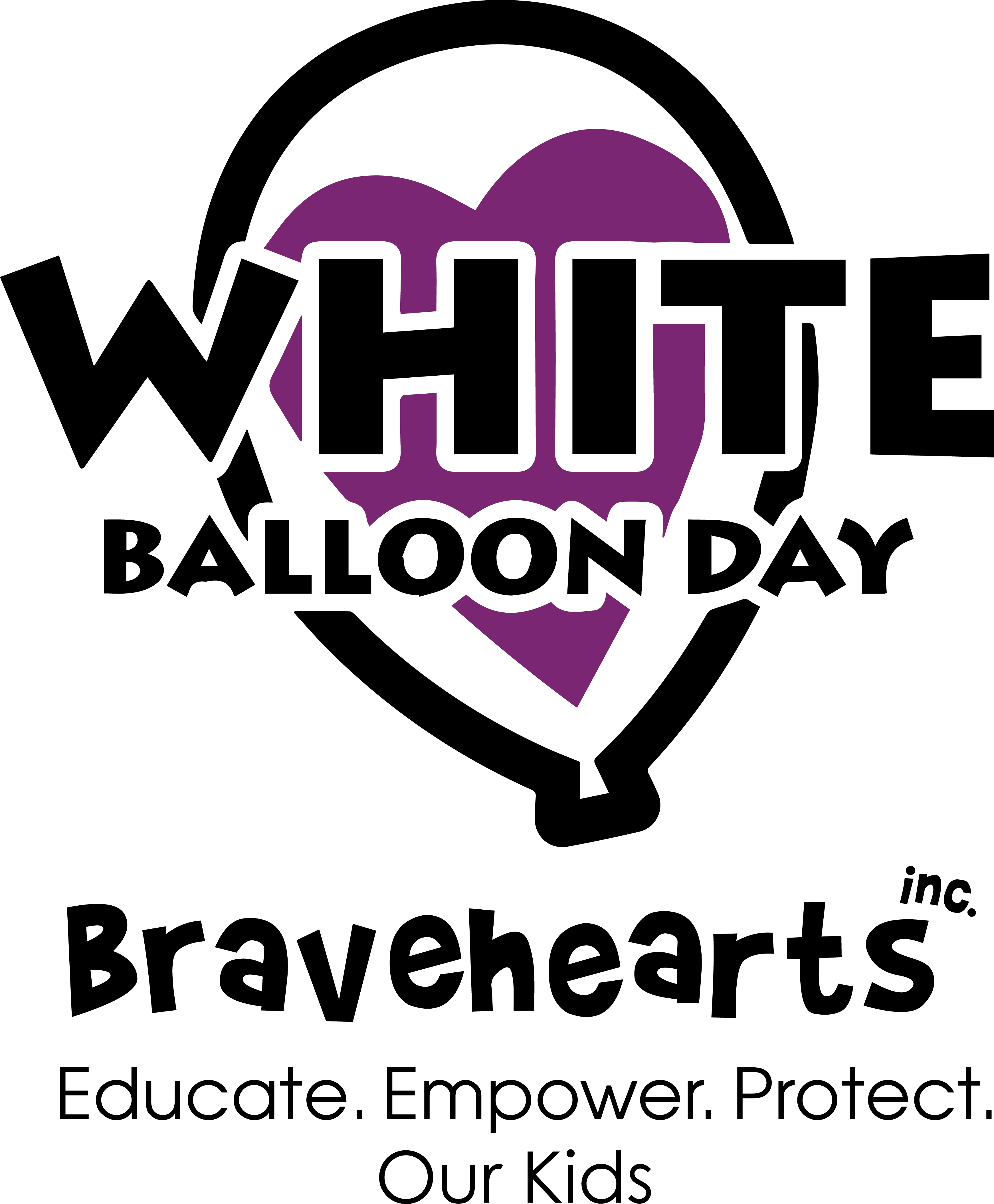 White Balloon Day 2018 (3484x4221), Png Download