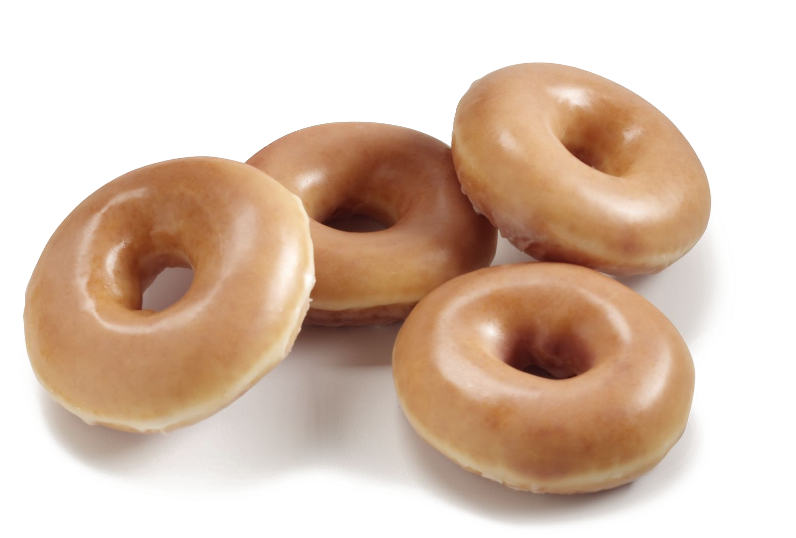Doughtnuts Krispy Kreme Four Original Glazed Doughnuts - Krispy Kreme Doughnuts (1800x1484), Png Download