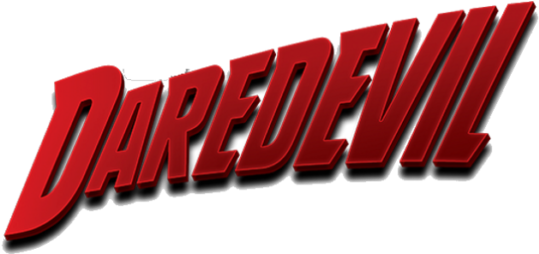 Kingpin, Bullseye & Elektra Are Running With The Devil - Daredevil Netflix Logo Png (600x253), Png Download