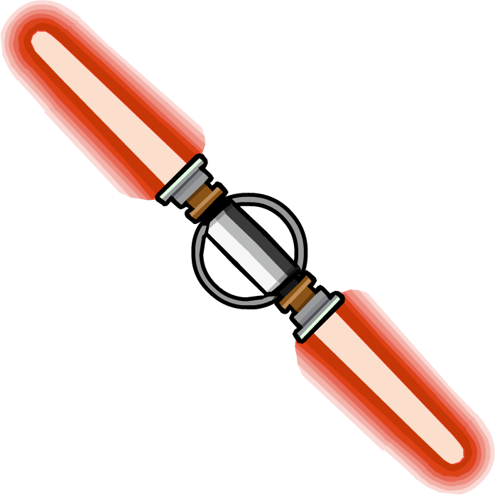 Inquisitor's Lightsaber Emoticon - Light Saber Cartoon Png (697x696), Png Download