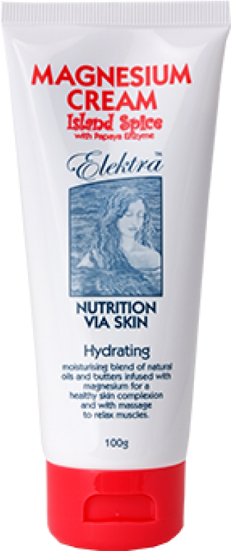 Magnesium Cream - Elektra Magnesium Cream Island Spice (100g) (800x800), Png Download