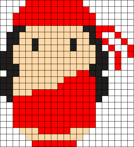 Elektra Perler Bead Pattern / Bead Sprite - Bead (442x484), Png Download