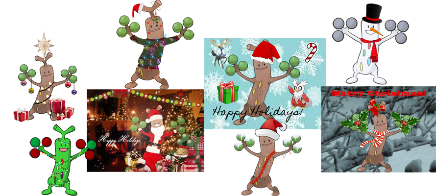 Also, I Put Pikafanchu's Reindeer Bonsly As The Footer - Pokemon Sudowoodo (890x400), Png Download