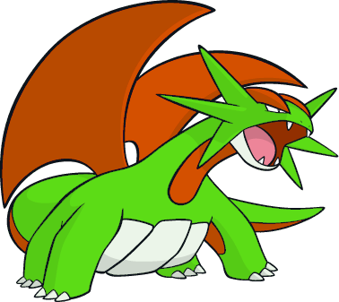 Wonder Traders Anonymous - Shiny Salamence Png (378x337), Png Download