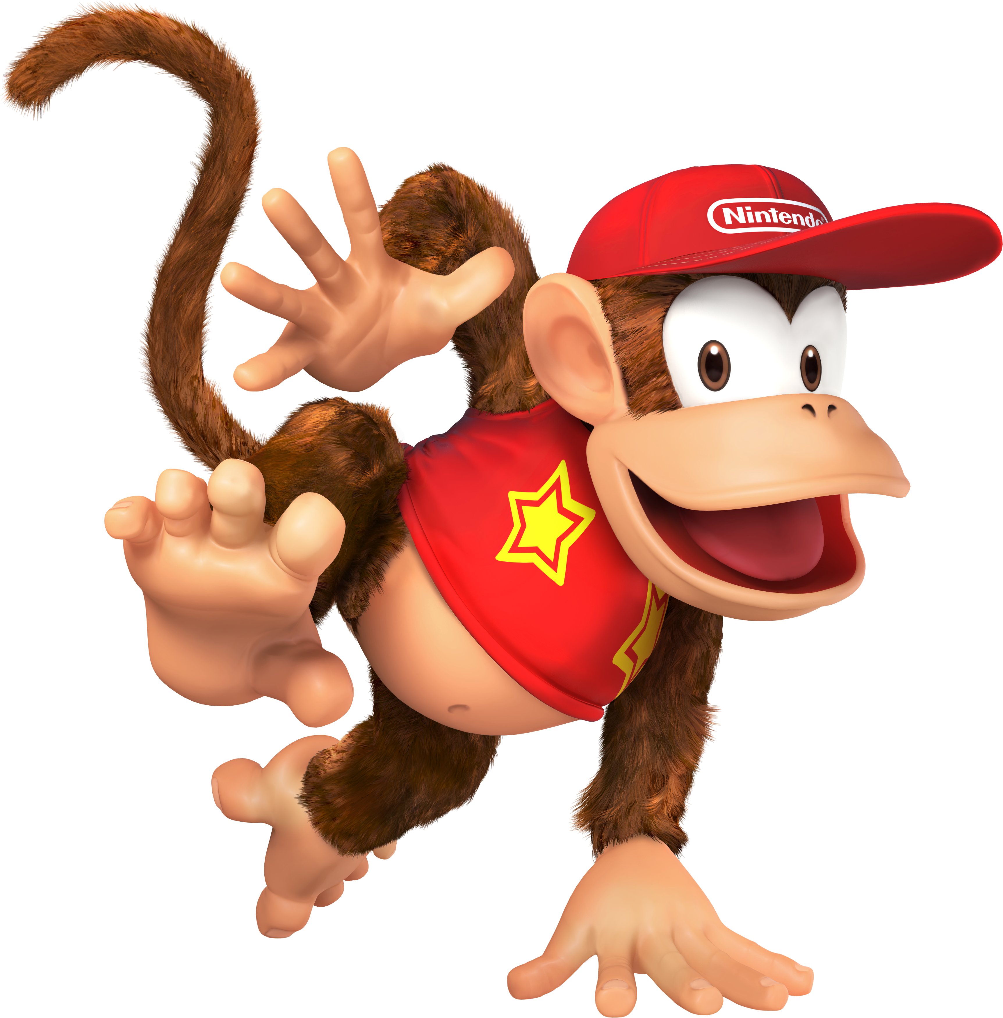 Diddy Kong (3449x3500), Png Download