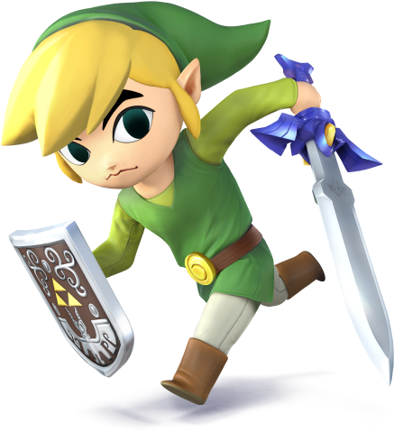 Super Smash Bros - Smash Bros Toon Link (530x530), Png Download