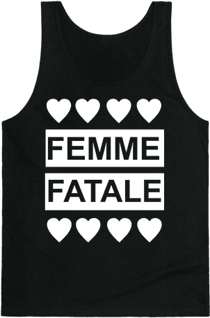 Femme Fatale Tank Top - Chicken Nugget Shirts (484x484), Png Download