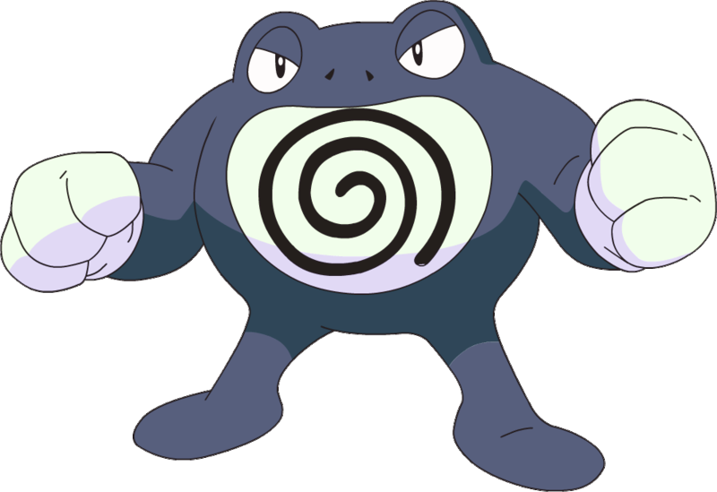 062 Poliwrath - Evolved Form Of Poliwag (800x549), Png Download