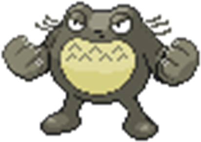 Cat Poliwrath - Cartoon (420x420), Png Download
