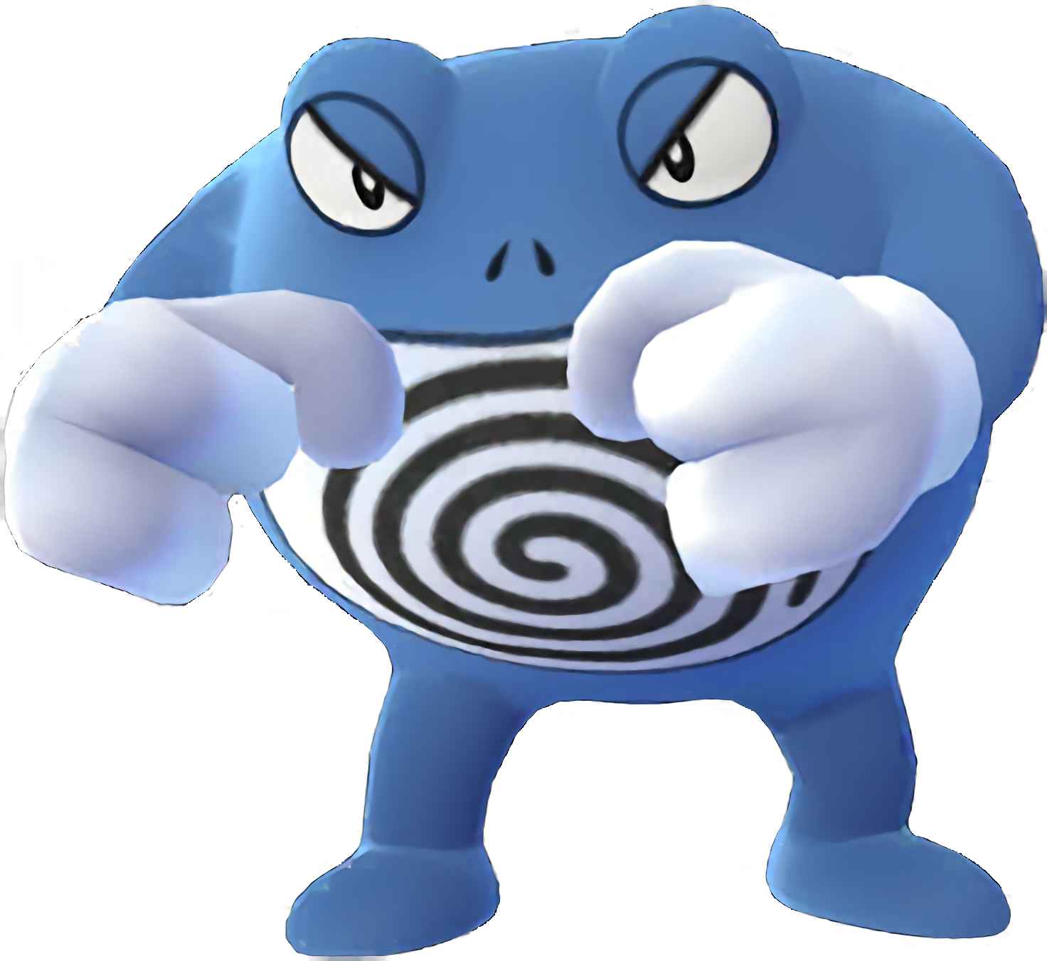 Of 8 - Poliwrath Pokemon Go (1472x1352), Png Download