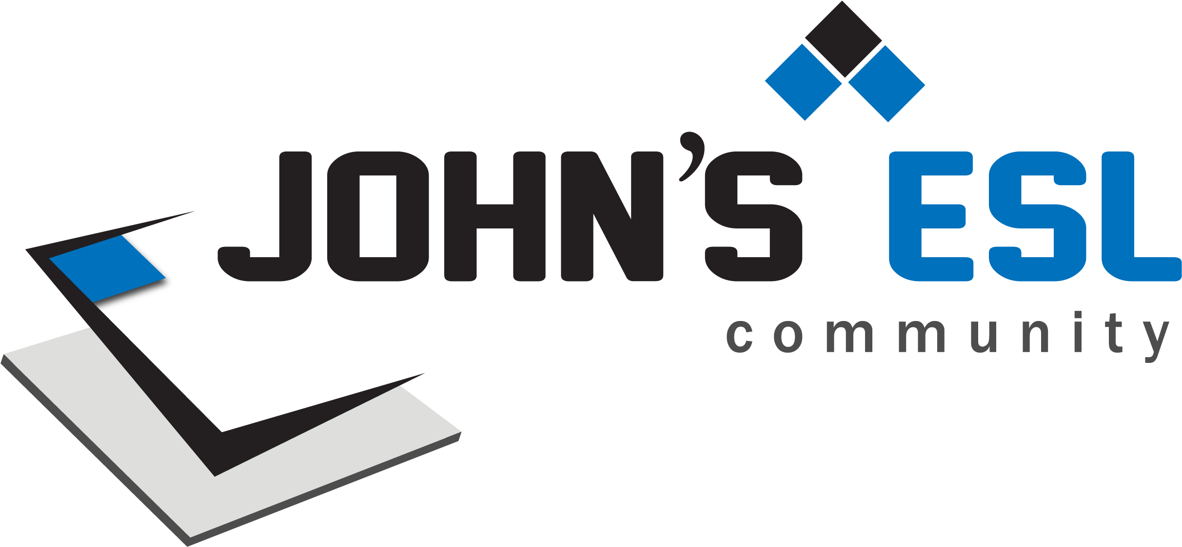 John's Esl Community - Graphic Design (2500x1282), Png Download
