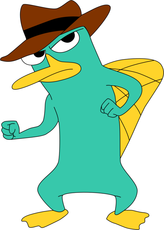 Perry The Platypus Phineas Flynn Ferb Fletcher Dr - Phineas E Ferb Ornitorrinco (534x750), Png Download