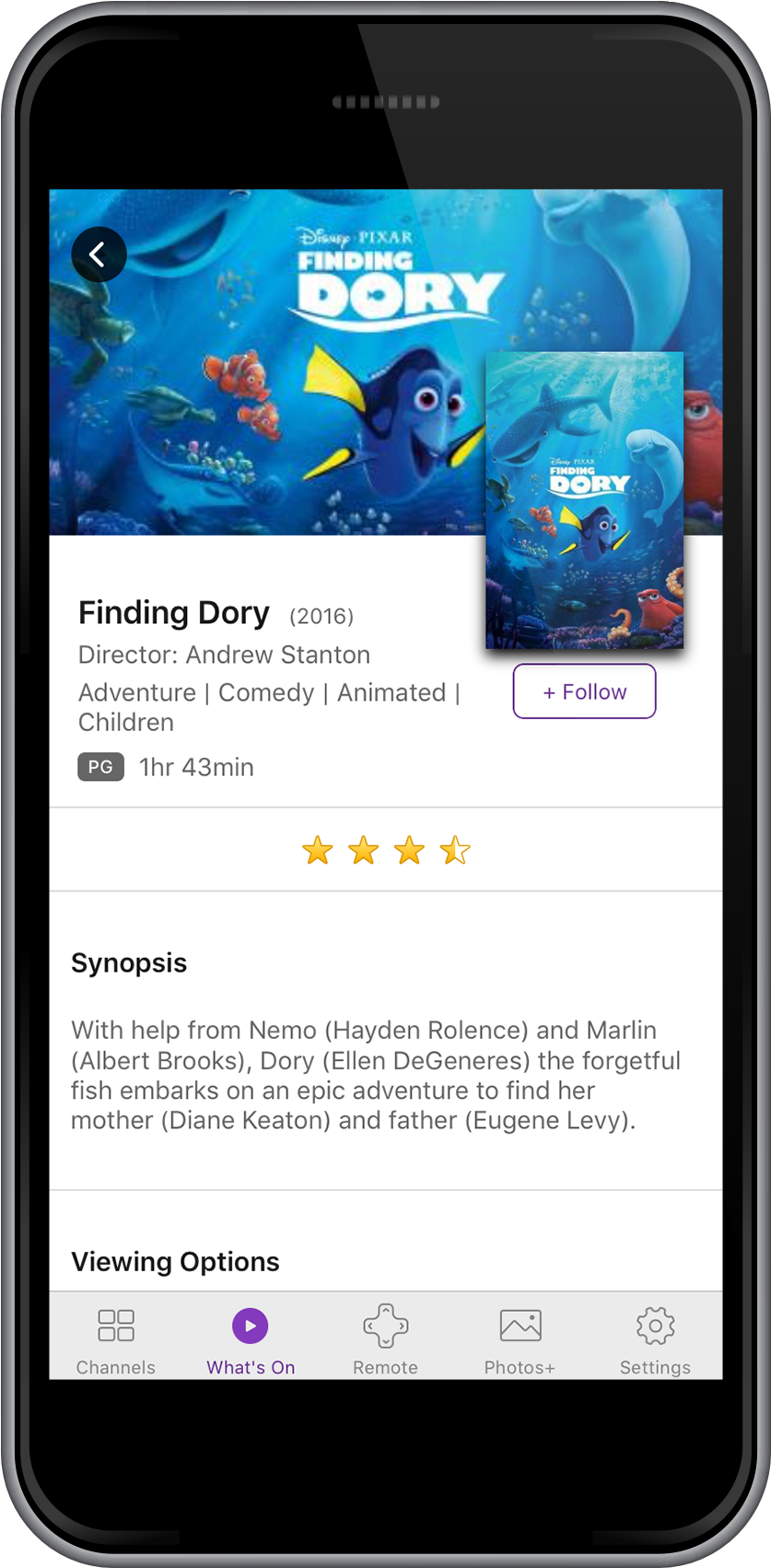 Roku Mobile App Movie Details - Real Deal Memorabilia Edegeneres8x10-8 Ellen Degeneres (1000x1826), Png Download