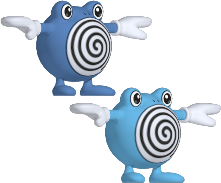 Poliwhirl (750x650), Png Download