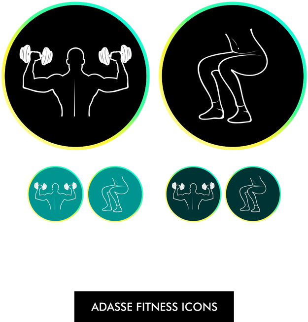 Create 2 Fitness Icons For A New Mobile App - Graphic Design (675x675), Png Download