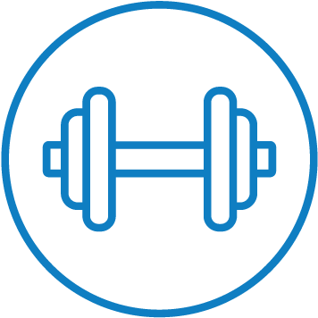 Tv, Media, Active, Lifestyle, Consumer,abc1, Audience, - White Dumbbell Icon Png (376x386), Png Download