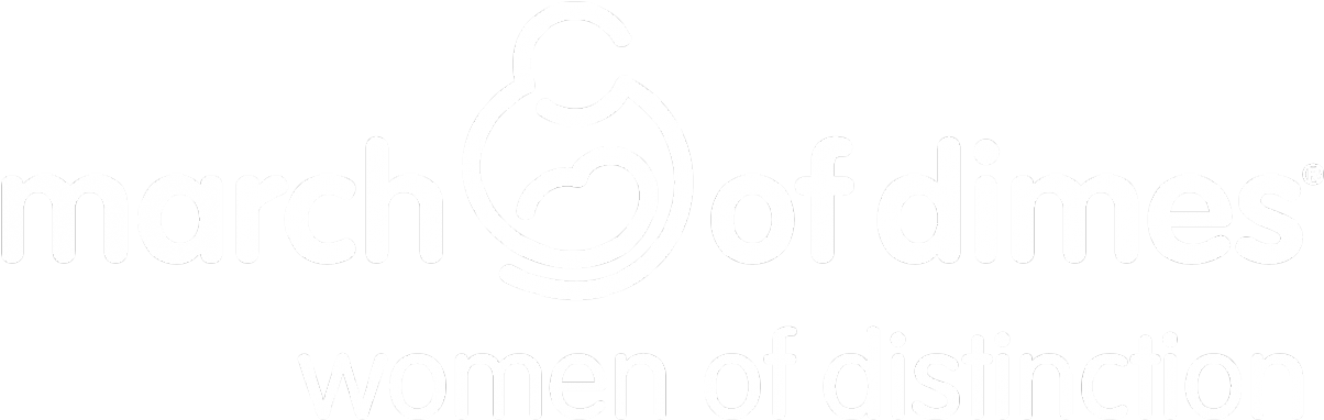 March Of Dimes White Logo (2094x419), Png Download