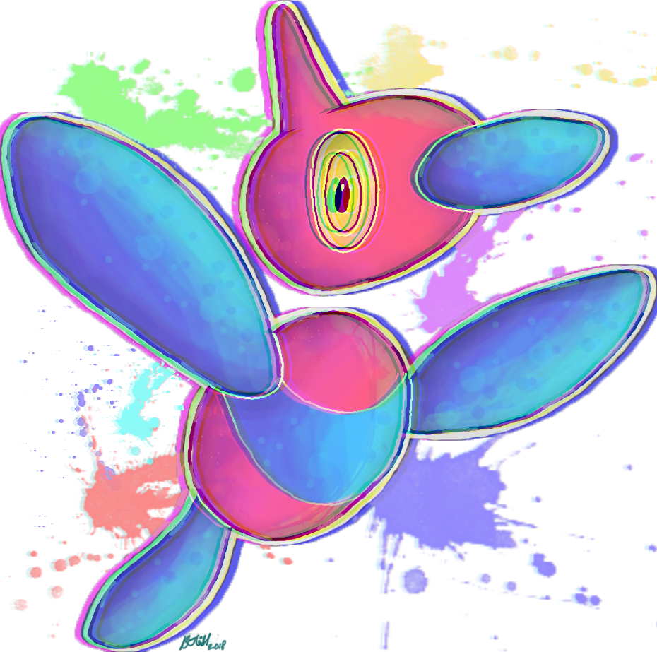 Arti Drew Porygon-z - Porygon-z (930x923), Png Download