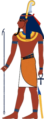 Dios Shu - Amon Egyptian God (400x400), Png Download
