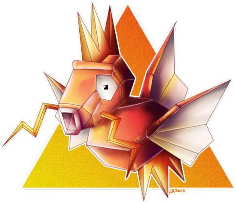 Magikarp X Porygon = Porykarp - Pokemon Fusion Magikarp (500x438), Png Download