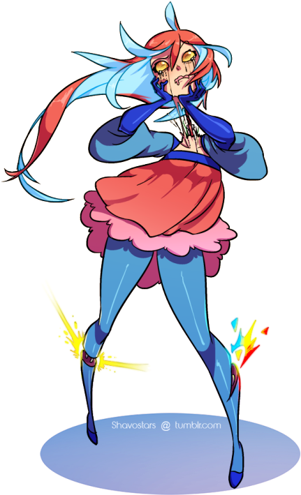 Porygon-z Pokemon Gijinka, I Love Anime, Nerdy Things - Porygon Z As A Human (475x750), Png Download