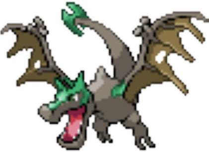 Jade Aerodactyl - Aerodactyl Sprite (420x420), Png Download