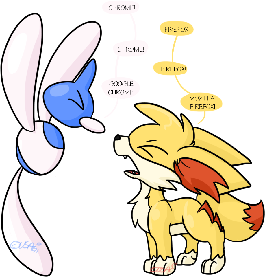 Introducing Felix The Fennekin And Bluescreen Of Death - Shiny Porygon Z (1080x1080), Png Download
