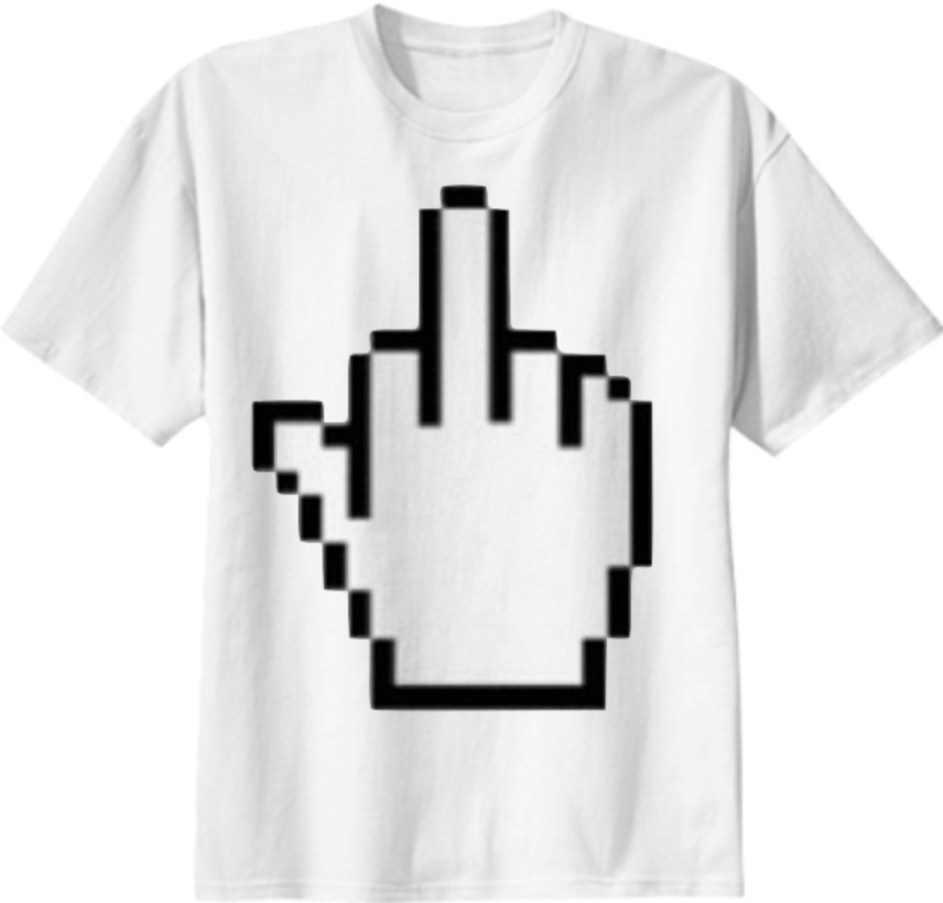 00 Design By Jordan - Middle Finger Cursor Transparent (856x820), Png Download