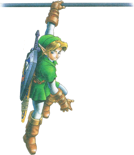 Link Hanging - Hanging Png (436x504), Png Download