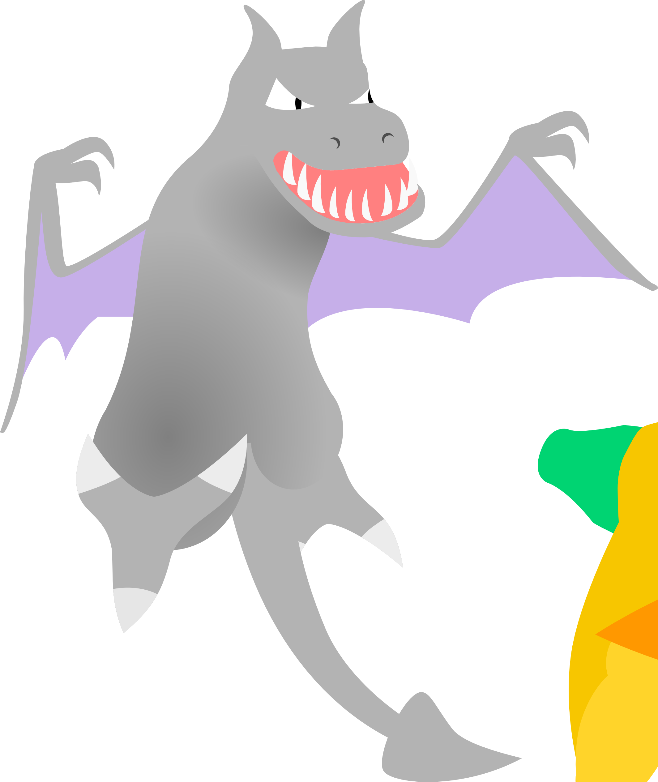 Aerodactyl - Portable Network Graphics (2128x2529), Png Download